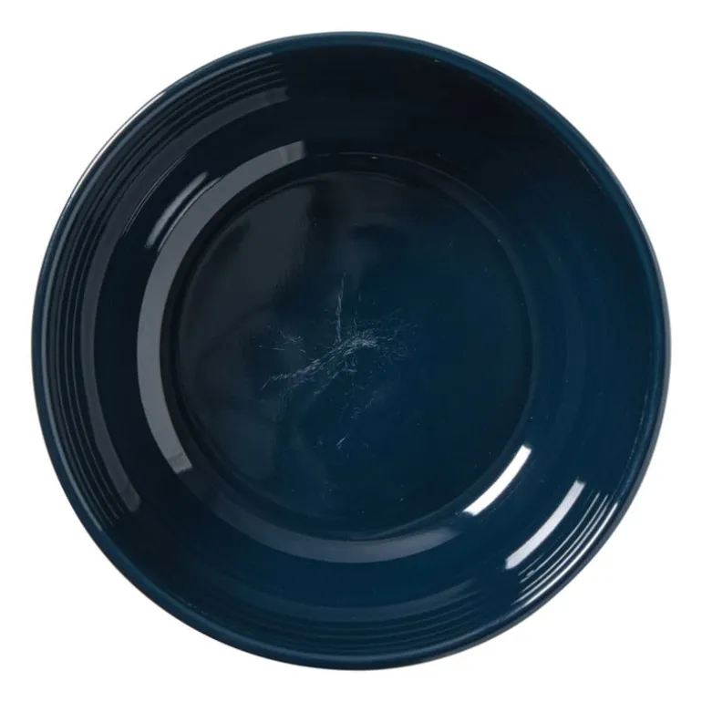 Hugo Kennis schaal - blauw/wit - ø18 cm