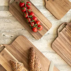 Hugo Kennis serveerplank - acaciahout - 31.5x14x1.8 cm