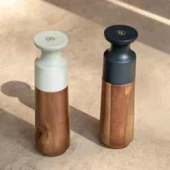 Hugo Kennis zoutmolen - acaciahout/keramiek - ø6x20 cm