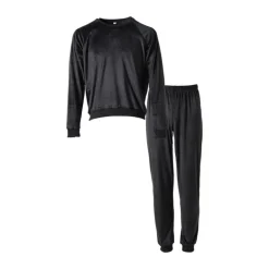 Huispak 2-delig - zwart - maat L/XL