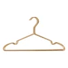 Ijzeren kledinghangers - goudkleurig - set van 4