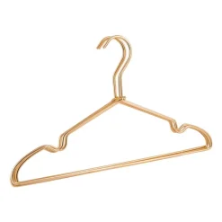 Ijzeren kledinghangers - goudkleurig - set van 4