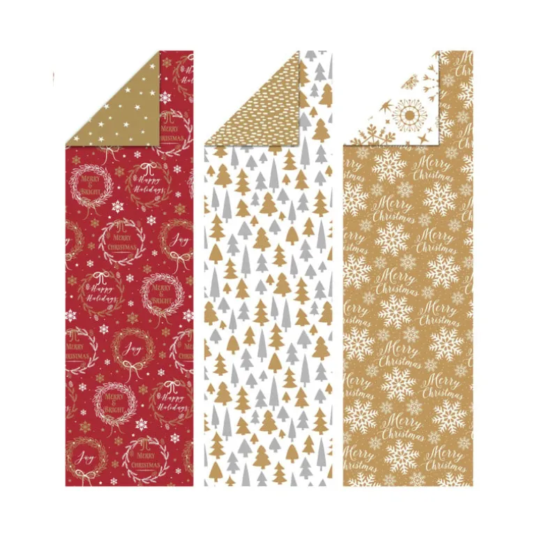 Inpakpapier duo color - multikleur - 70x200 cm