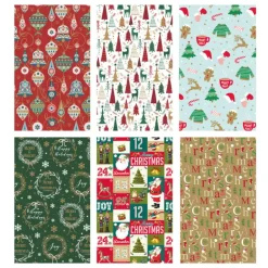 Inpakpapier kerst - diverse varianten - 70x200 cm
