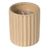 Kaars in potje - beige - ø7.8x9 cm