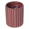 Kaars in potje - bordeauxrood - ø7.8x9 cm