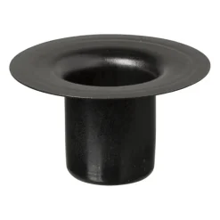 Kaarsenhouder voor fles - zwart - ø5x2.6 cm