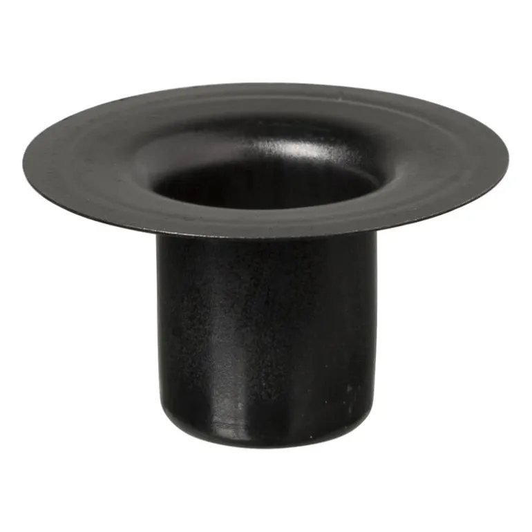 Kaarsenhouder voor fles - zwart - ø5x2.6 cm