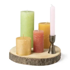 Kandelaar - antiek goud - ⌀4x9 cm