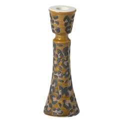 Kandelaar animal groot - bruin - ø7.2x21 cm