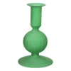 Kandelaar 1bol - groen - ø8.5x15 cm