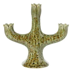 Kandelaar cactus - groen - 21.5x21.5x9.7 cm