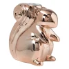 Kandelaar eekhoorn - rosé goud - 12.5 cm