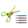 Kartelschaar met 9 patronen - multikleur