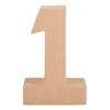 Kartonnen cijfer 1