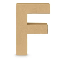 Kartonnen letter F