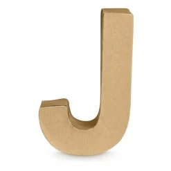 Kartonnen letter J