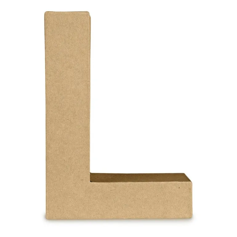 Kartonnen letter L