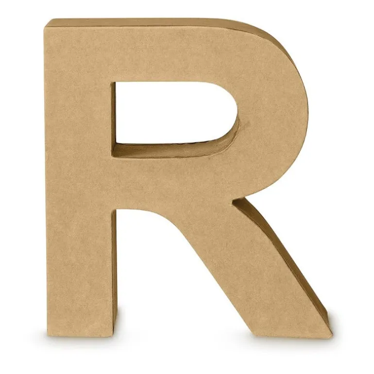Kartonnen letter R