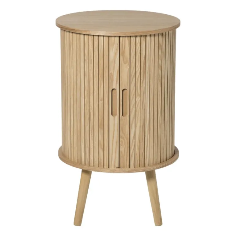 Kast Uppsala rond hoog - naturel - ø40x65 cm