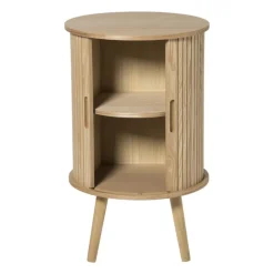 Kast Uppsala rond hoog - naturel - ø40x65 cm