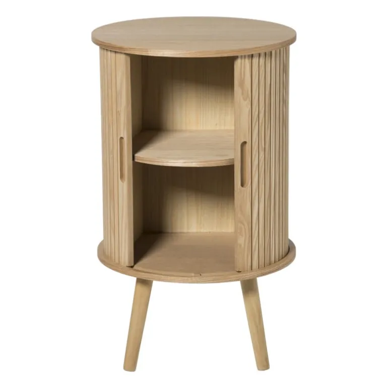 Kast Uppsala rond hoog - naturel - ø40x65 cm