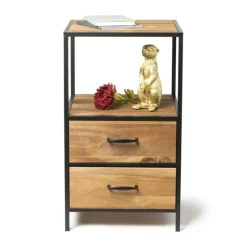 Kastje Charlie met 2 laden - 70x40x40 cm