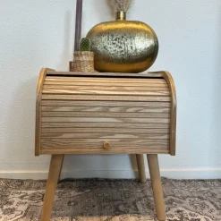 Kastje Uppsala met roldeur - naturel - 45x40x34 cm