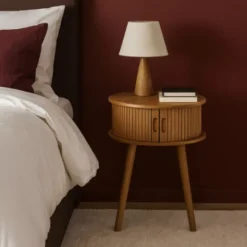 Kastje Uppsala rond - bruin - ø40x54 cm