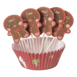 Kerst cupcake set - set van 24