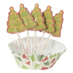 Kerst cupcake set - set van 24