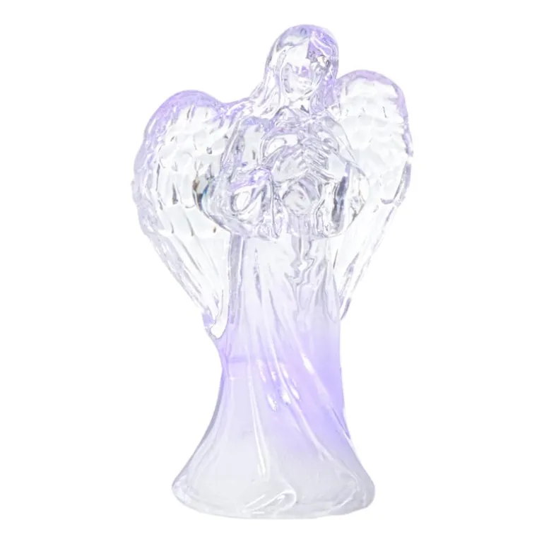 Kerst engel met LED licht - diverse varianten