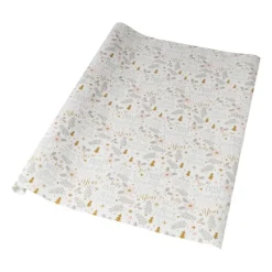 Kerst inpakpapier wonderful time - multikleur - 70x200 cm