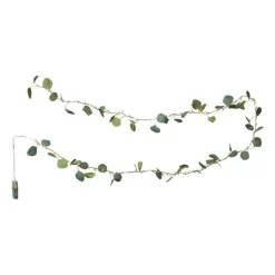 Kerst lichtslinger met eucalyptus - groen - 2 meter