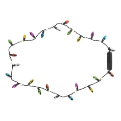 Kerst lichtslinger met lampjes - multikleur - 90 cm