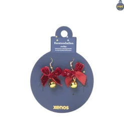 Kerst oorbellen strikjes - diverse varianten