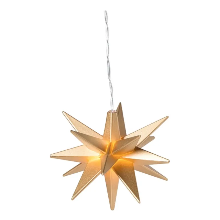Kerst ster - goudkleurig - 11.5 cm