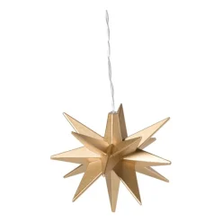 Kerst ster - goudkleurig - 11.5 cm