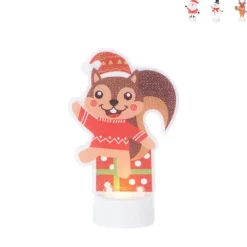 Kerst waxinelichtje - 6.5 cm - diverse varianten