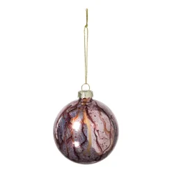 Kerstbal bleeding - paars