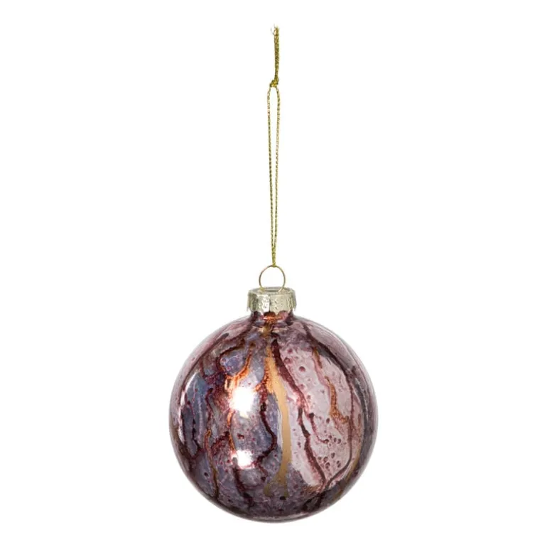 Kerstbal bleeding - paars