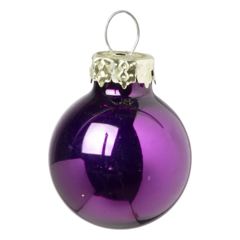 Kerstbal box boho - multikleur - set van 24