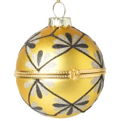 Kerstbal faberge - goud -ø6 cm