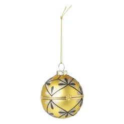Kerstbal faberge - goud -ø6 cm