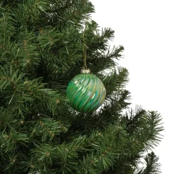 Kerstbal gedraaid - groen