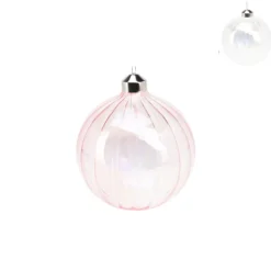 Kerstbal glas - diverse varianten - ø8 cm