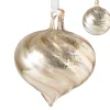 Kerstbal marble goud - diverse varianten - ⌀8 cm