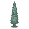 Kerstboom beeldje groot - groen - ø8x30 cm
