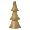 Kerstboom hout - bruin - ø4.5x10 cm