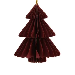 Kersthanger boom - papier - ø8 cm